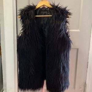 Faux fur vest